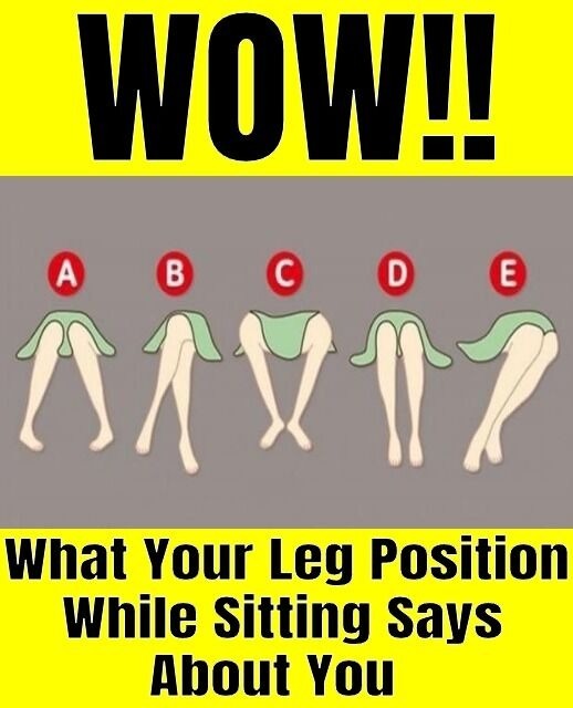 Discover What Your Sitting Leg Position and..