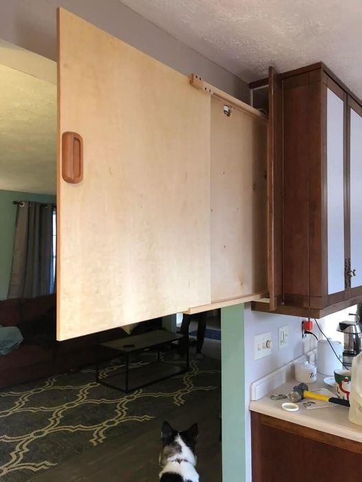 Found this hidden behind a cabinet in our new home. What is it used for