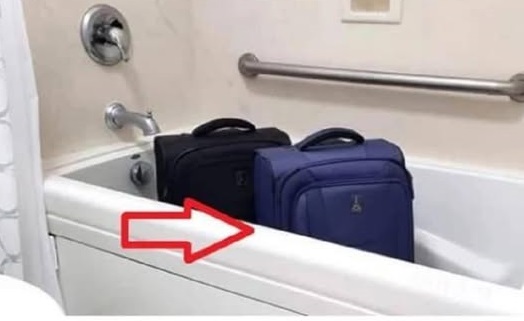 Why Should You Place Your Luggage in the Bathroom Right After Checking into a Hotel Room?