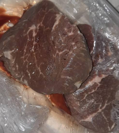 Is this gray steak fine to eat? We took it out of the fridge and it was like this. Any ideas why it’s gray? This was supposed to be dinner, and we don’t want to throw it out