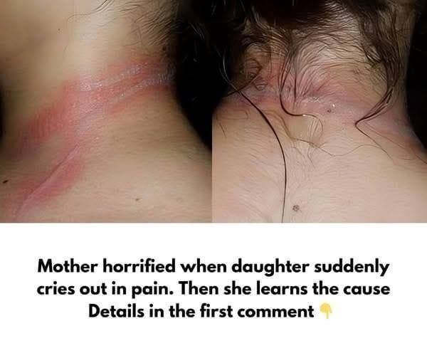 Mother horrified when daughter suddenly cries out in pain. Then she learns the cause