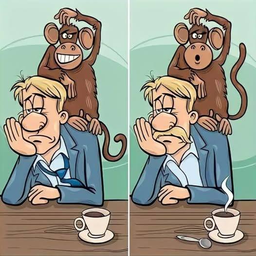 If you have AMAZING eyesight, try to find the 3 differences between these cute images