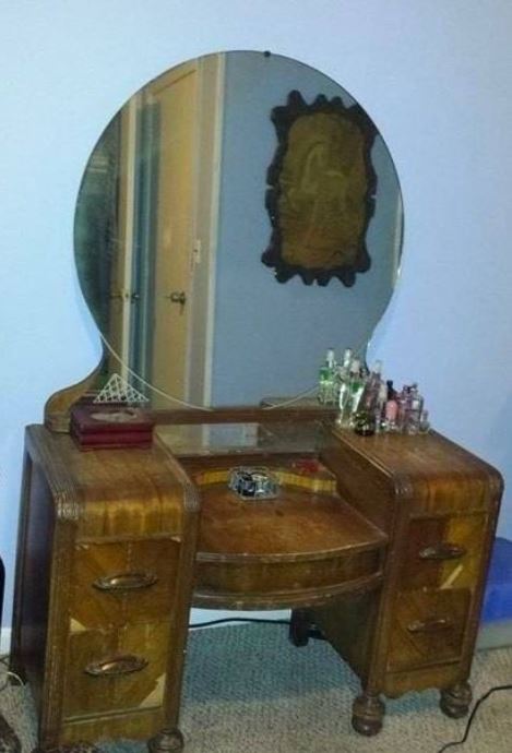What to Do with a 1942 Vanity Table Instead of Tossing It
