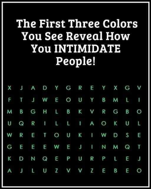 The First 3 Colors You See Reveal Your Personality