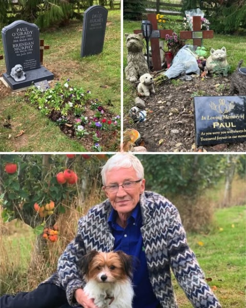 After many years apart, Paul O’Grady reunites with his late partner Brendan in everlasting peace