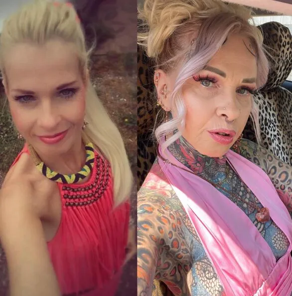 You Won’t Believe What She Looked Like Before Her Full-Body Tattoos