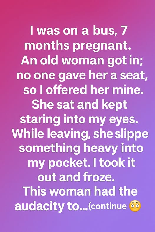 A Simple Bus Ride Turned Into a Moment I’ll Never Forget