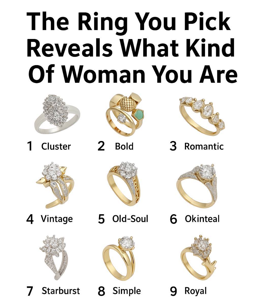 The Ring You Pick Will Reveal Your Truest Trait
