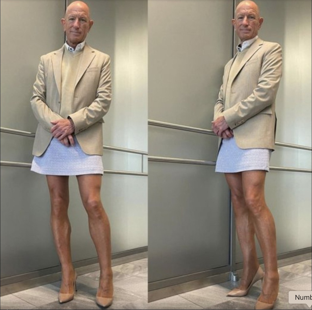 Straight, happily married man loves to wear heels and skirts