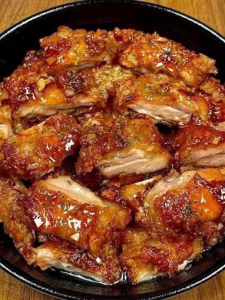 Honey garlic ribs