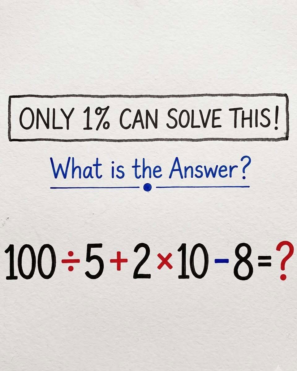 Only 1% Can Solve This Math Puzzle!