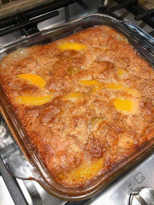 Triple Crust Peach Cobbler