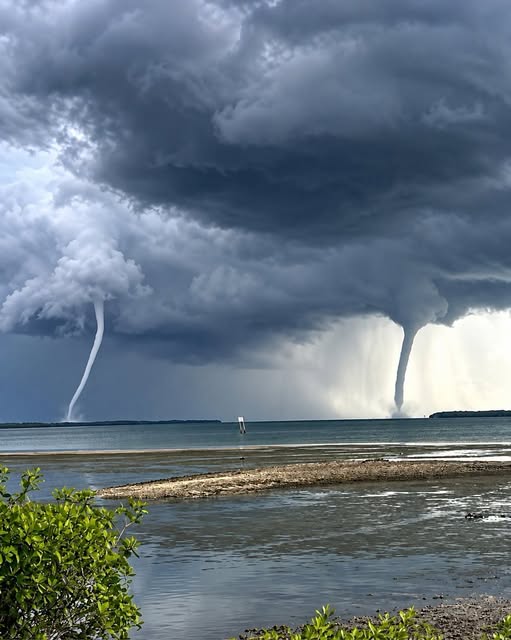 Two marine storms just occurred minut