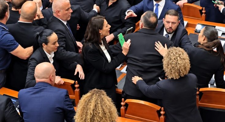 Socialists and Democrats Trigger Chaotic Brawl in European Nationโs Parliament