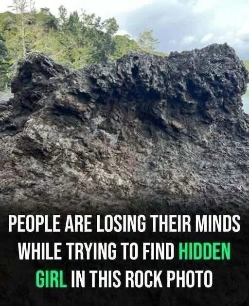 Can You Spot the Girl Hidden Among the Rocks