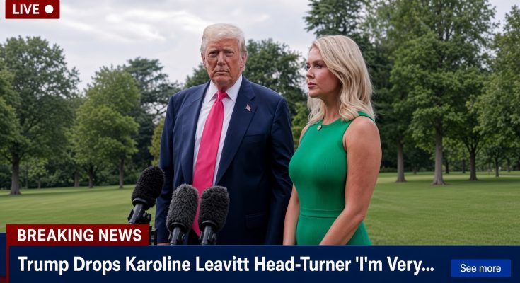 Trump Calls Karoline Leavitt โIrreplaceableโ in Emotional Interview, Praising Her Loyalty, Service and Lasting Impact on His Administration.
