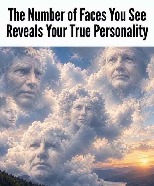 Hidden Faces In The Clouds