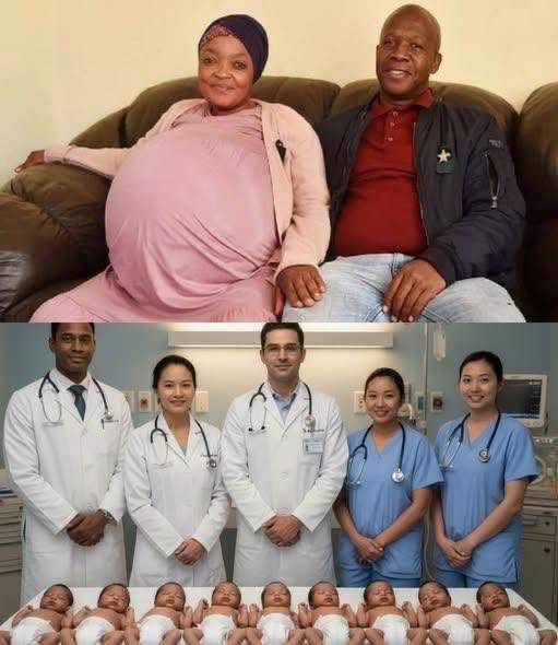 A Mother Gives Birth to 10 Babies